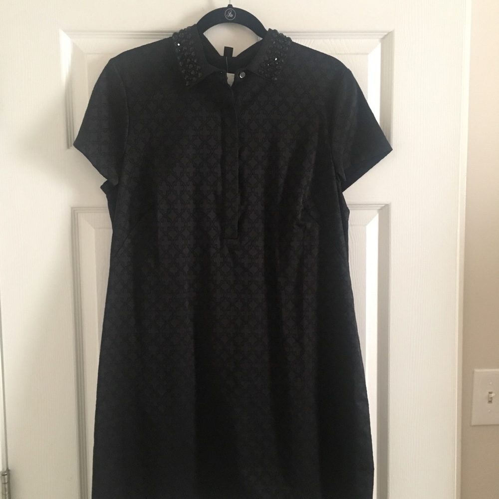 Ann Taylor Jeweled Collar Cocktail Dress, Size 14.